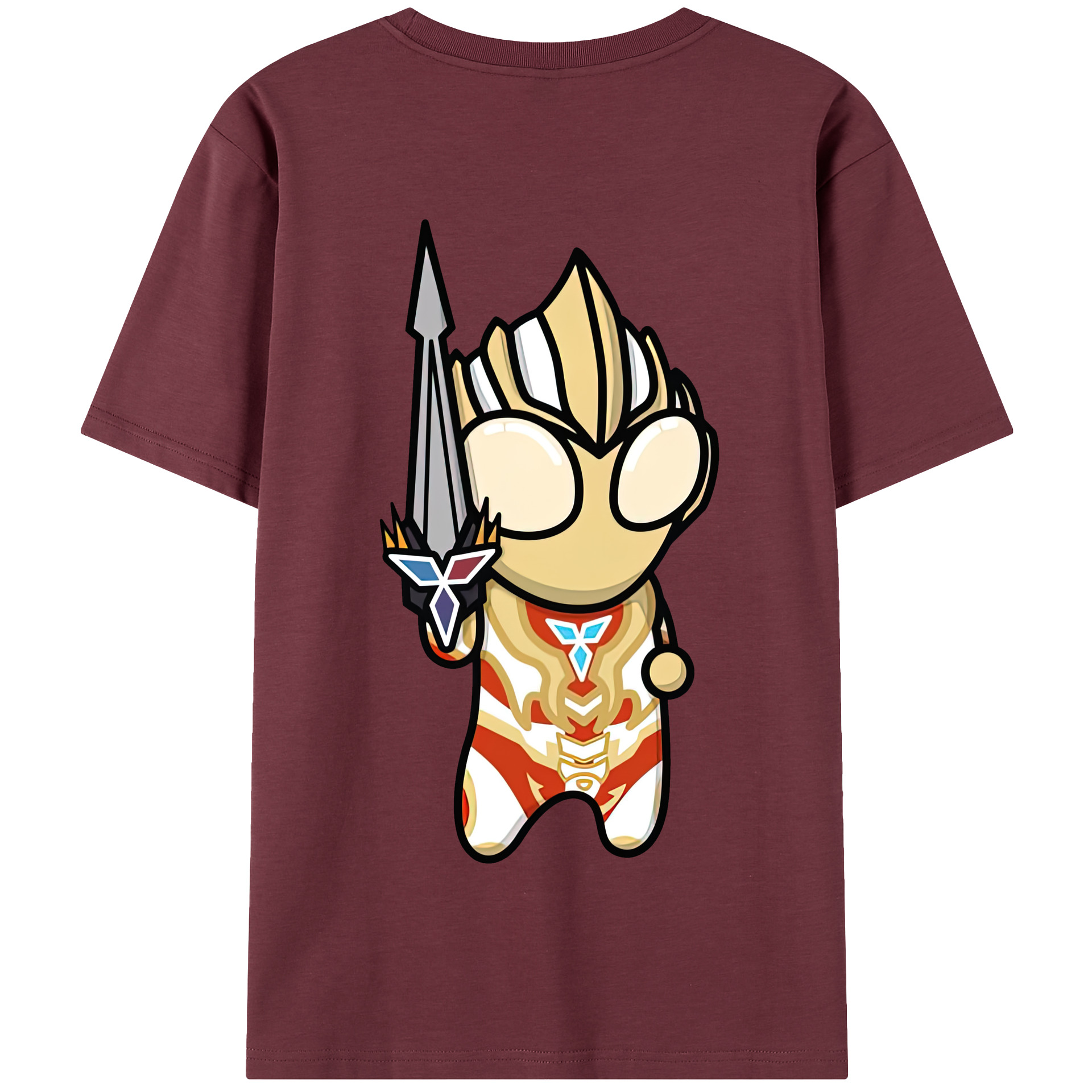 （画像用） ウルトラマン Ultraman 綿100％半袖Tシャツ（背面プリント）